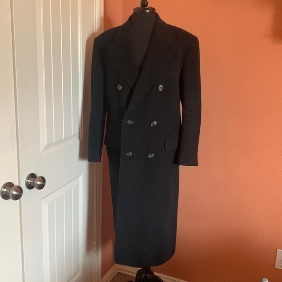 Hammersley England Dark Grey Wool Peacoat 38 Short - Picture 2 of 16